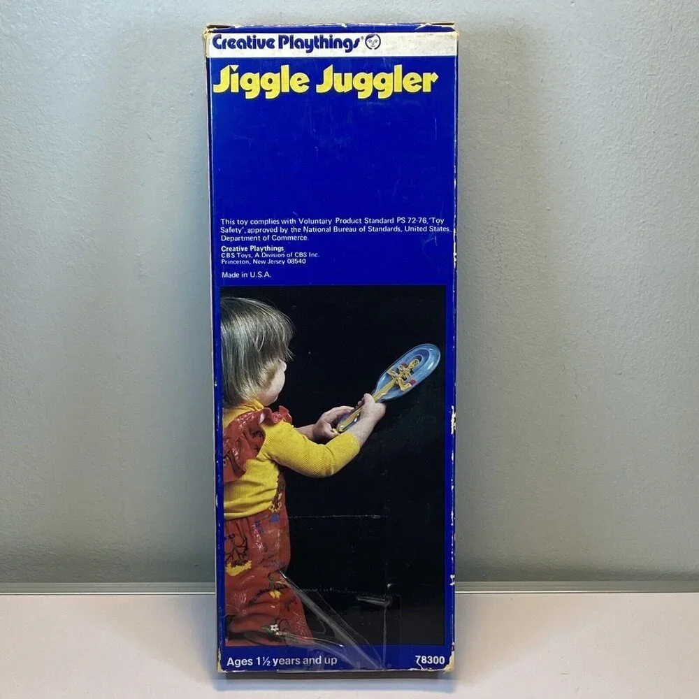 Vintage Creative Playthings Jiggle Juggler Plastic Rattle Child’s Toy 1970’s Box
